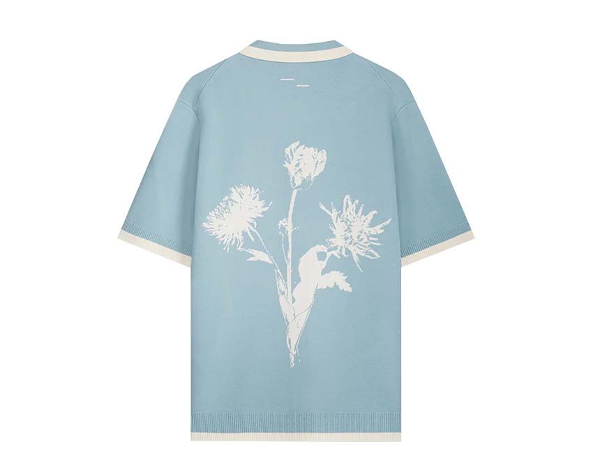 Filling Pieces Knit Shirt Gardener Arona détail — détail tricot col vert arona