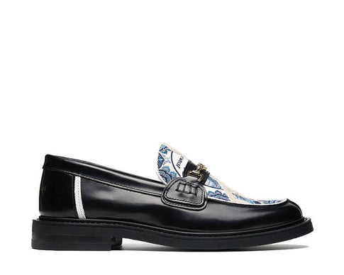 Filling Pieces Loafer Broken Plate — Unisex-Loafer Leder Keramikmuster