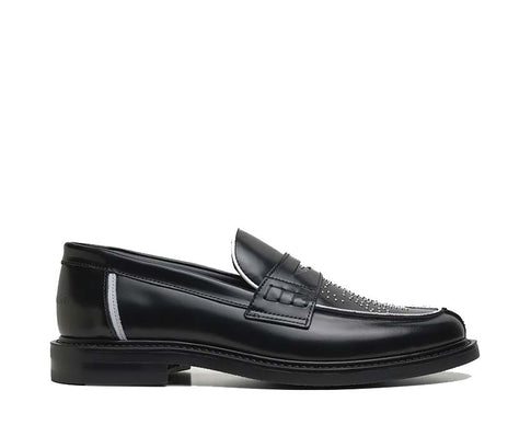 Filling Pieces Loafer Gowtu Studs Black — loafer homme cuir clous luxe