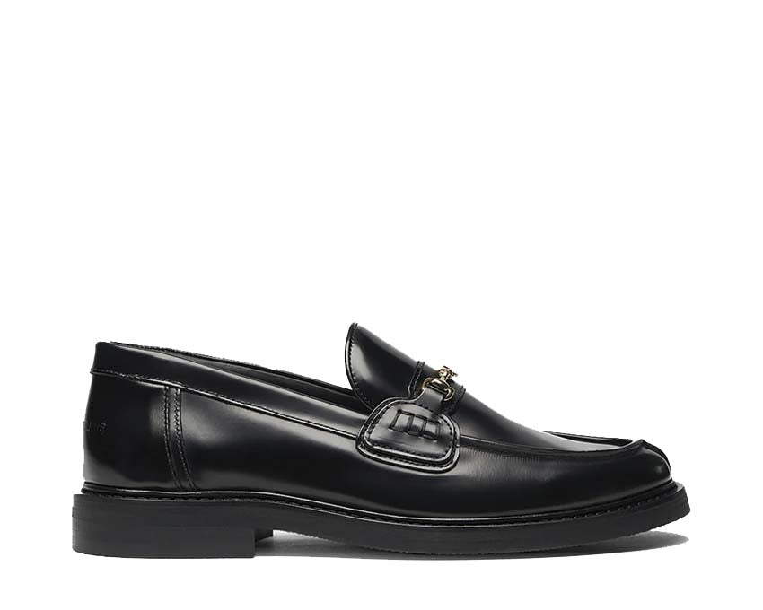 Filling Pieces Loafer Polido All Black — mocasín unisex cuero pulido negro