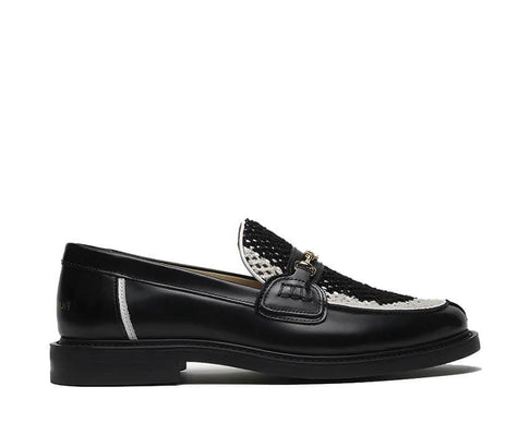 Filling Pieces Loafer Rugby Degrade Black — loafer homme cuir rugby dégradé