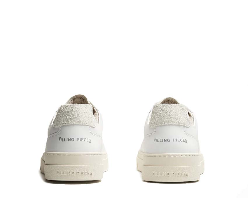 Filling Pieces Mondo Viera White vista lateral — cuero blanco premium Viera