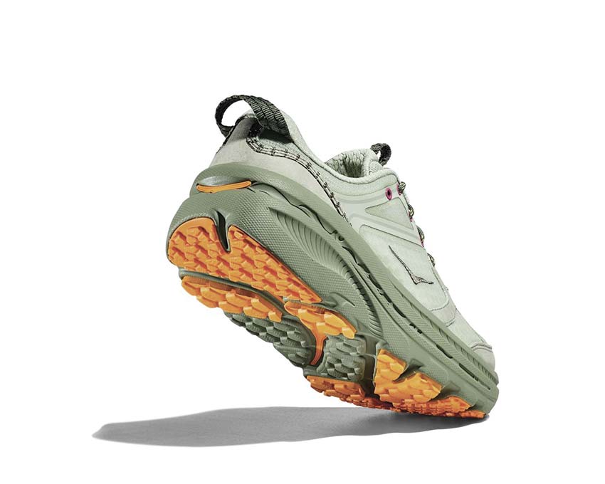 HOKA Bondi B3 Aloe Vera vista lateral — tecnología Meta-Rocker