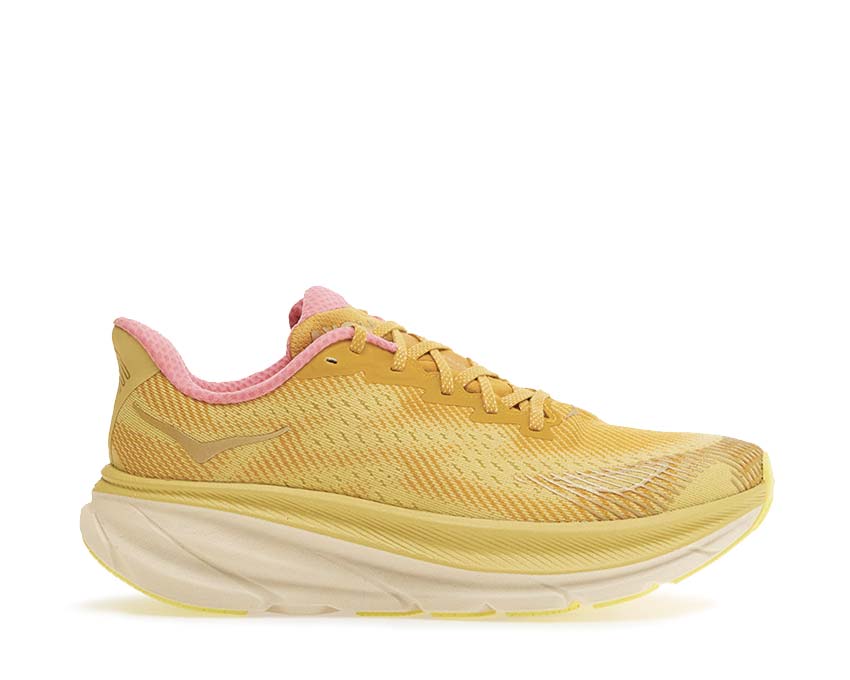 HOKA Clifton 9 GTX Varsity Yellow — men's running maximal EVA sole
