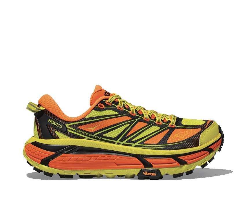 HOKA Mafate Speed 2 Electric Tanger — men's running maximal EVA sole