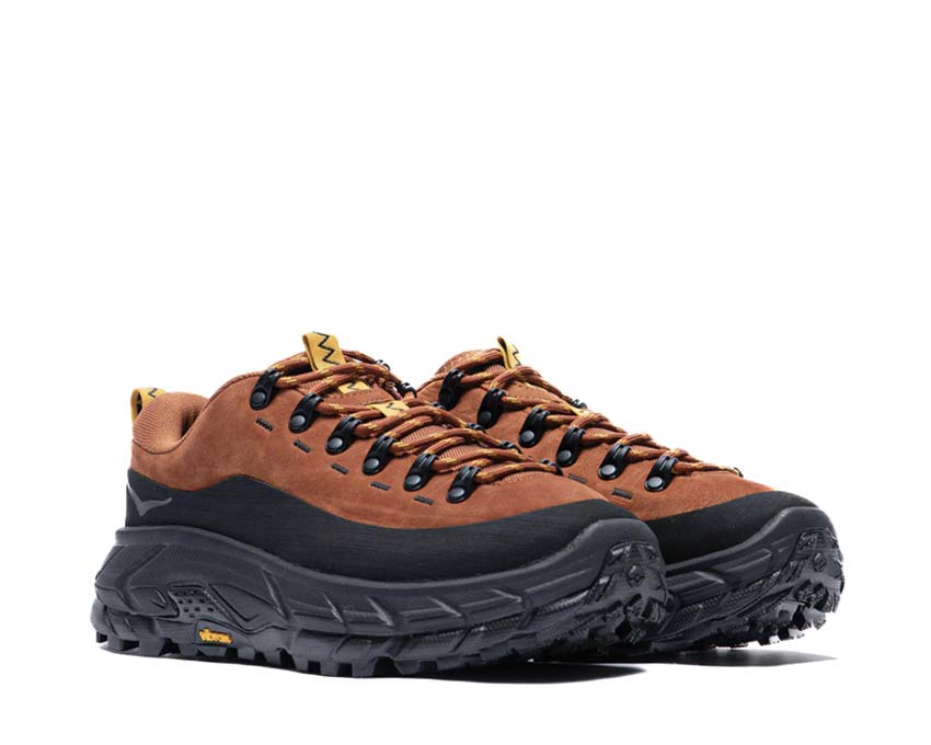 HOKA Tor Summit Hazelnut Black side view — Meta-Rocker technology