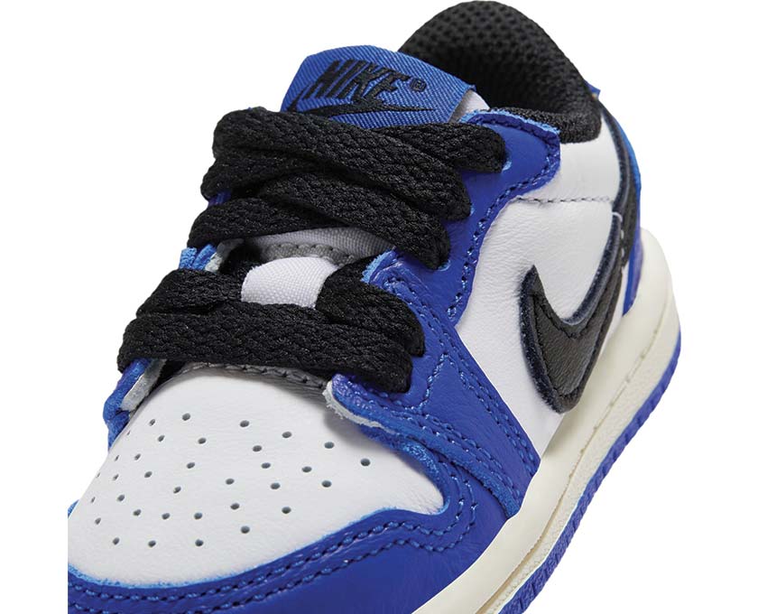Jordan 1 Retro Low OG White Game Royal Sail — top view sneakers Jordan
