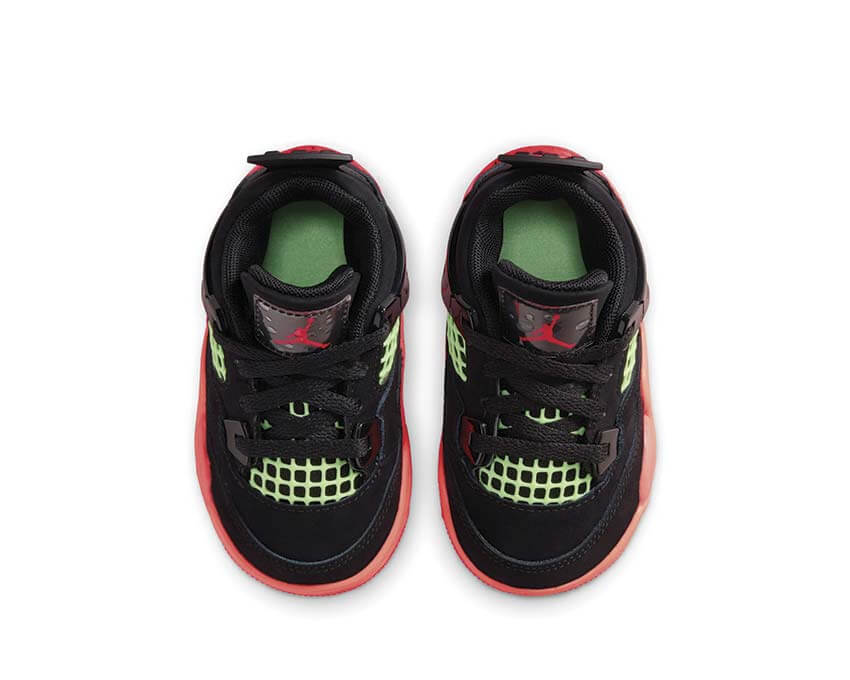 Jordan 4 Retro TD Infrared 23 Bright Mango — toddler Jordan 4 noir orange