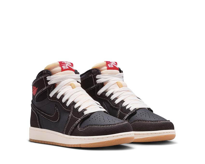 Air Jordan 1 Retro High OG GS Flight Club — dessus chaussure Flight Club GS noir