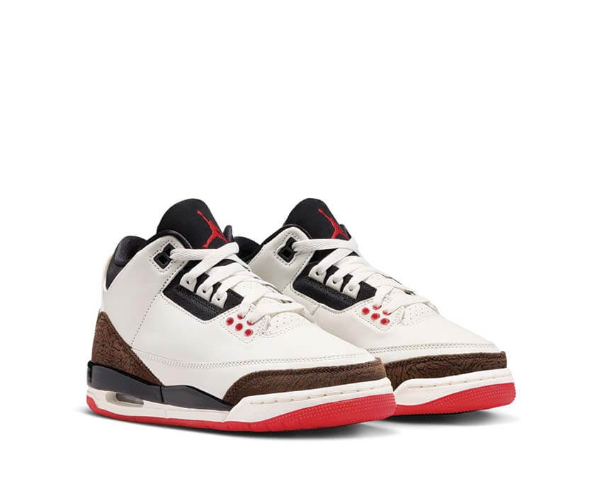 Air Jordan 3 Retro GS World's Best Dad semelle — Air visible Jordan 3 blanc