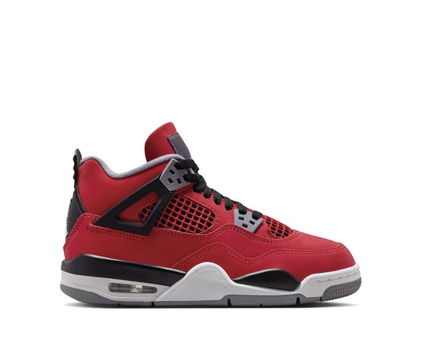 Air Jordan 4 Retro GS Toro Bravo — sneakers enfant rouge taureau rétro