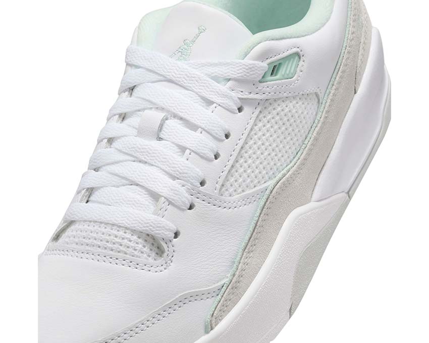 Jordan Flight Court W White Igloo Pure Platinum — vista laterale donna lifestyle