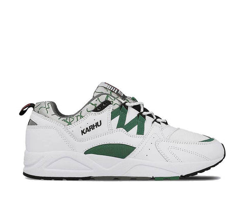 Karhu Fusion 2.0 White Ultramarine Green — unisex sneaker white ultramarine green