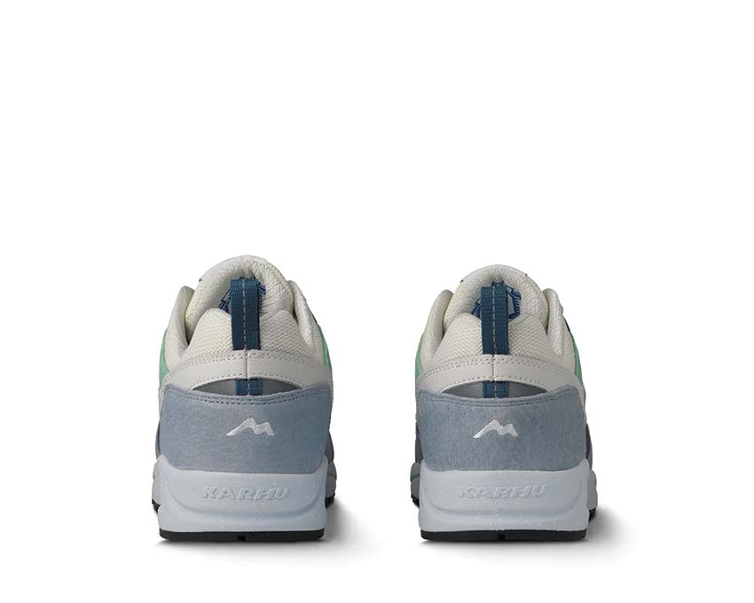 Karhu Fusion 2.0 Pearl Blue Bright Black semelle — semelle FULCRUM technologie finlandaise