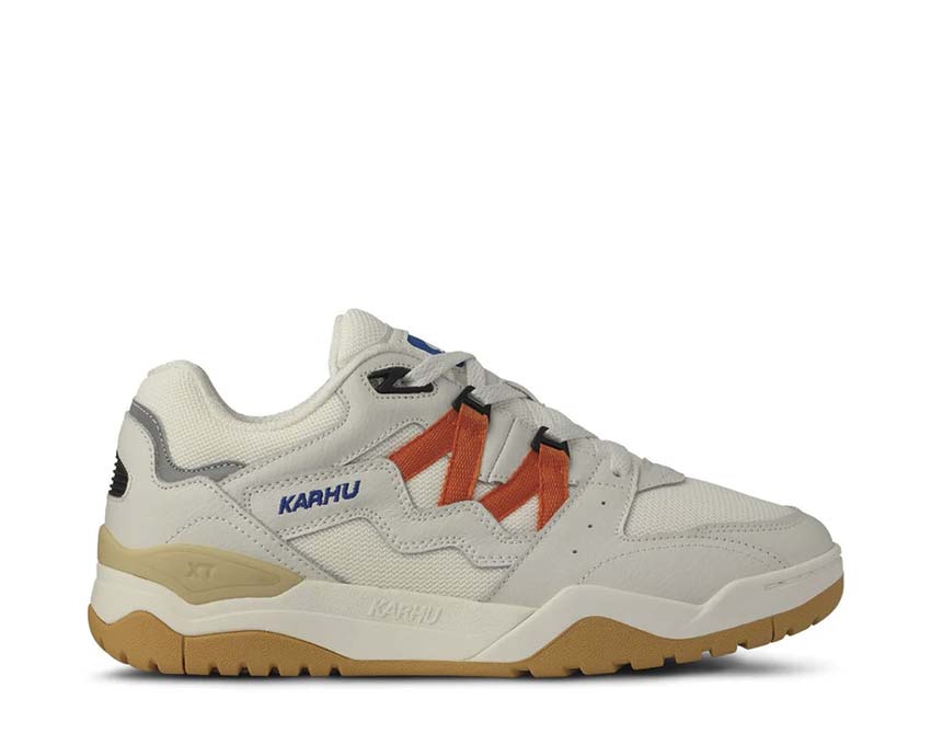 Karhu Fusion XT Blanc De Blanc Nasturtium — sneaker homme blanc orange