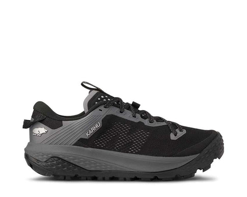 Karhu Ikoni Trail Black/Black — zapatilla hombre trail tecnología Fulcrum