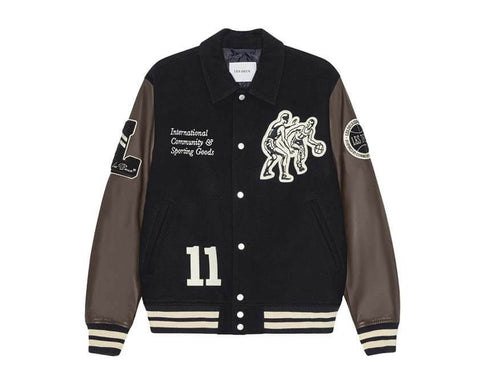Les Deux Basket Varsity Wool Jacket — veste homme en laine style varsity