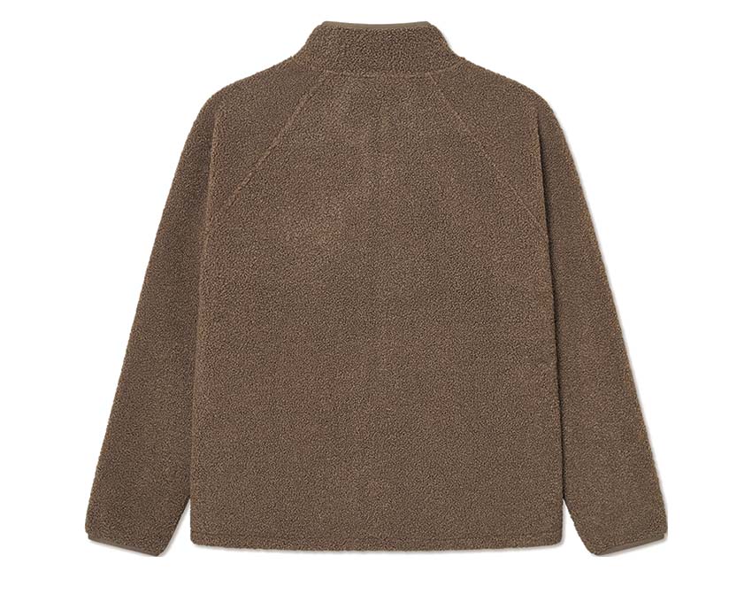 Les Deux Creed Teddy Jacket vue latérale — coupe et épaisseur teddy