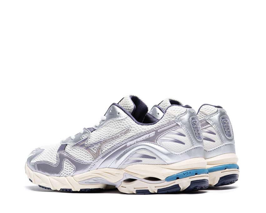 Mizuno Wave Rider 10 Metallic Pack 2 Snow White/Graystone semelle — semelle Wave