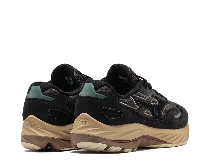 Mizuno Wave Rider β Premium Black Sand Sohle — Wave Plate Technologie