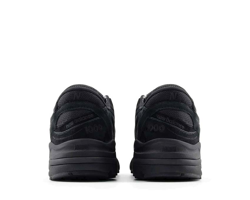 New Balance 1000 Black detail — durable technical upper materials