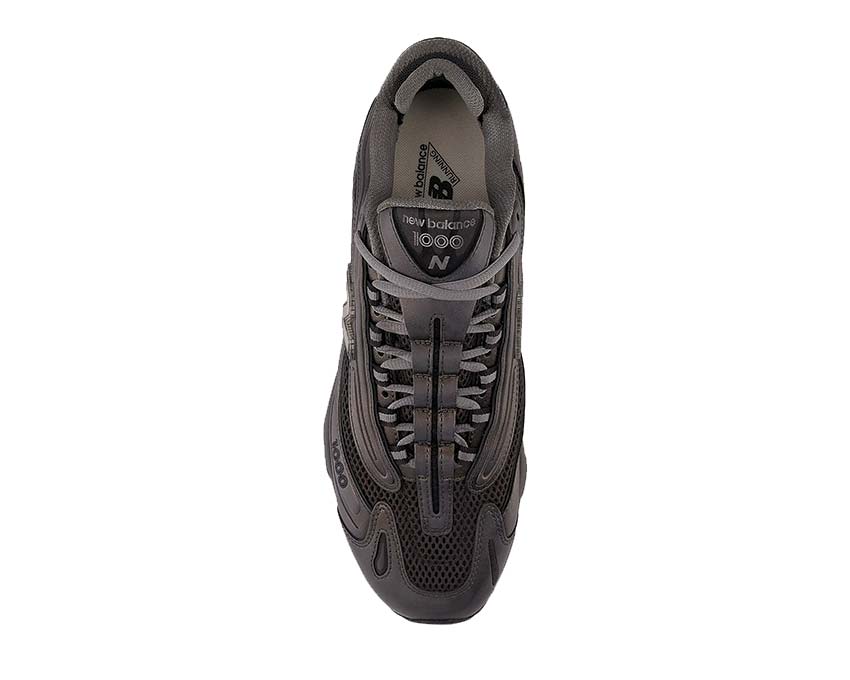 New Balance 1000 Black Metallic semelle — semelle trail grip