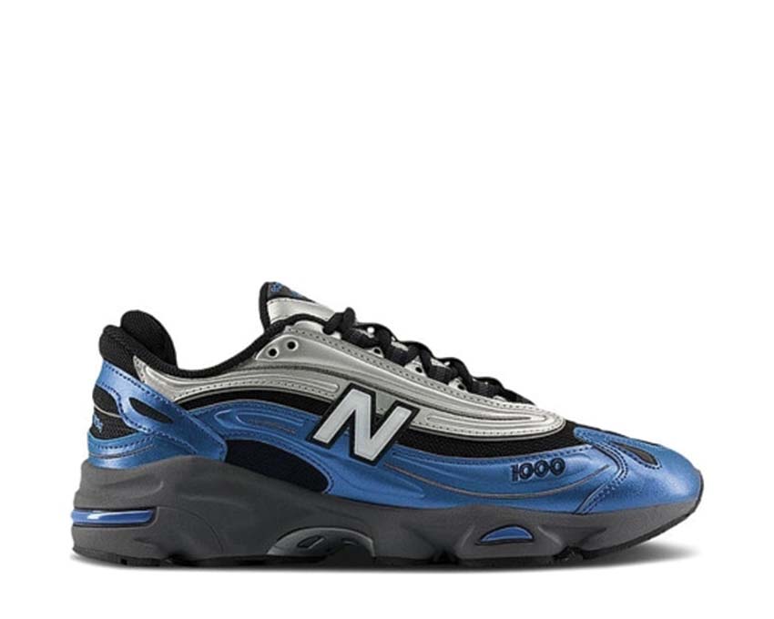 New Balance 1000 Metallic Blue — zapatilla hombre coloris azul metálico brillante