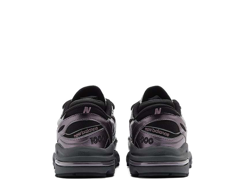 New Balance 1000 Metallic Dark Ice Wine semelle — semelle chunky renforcée