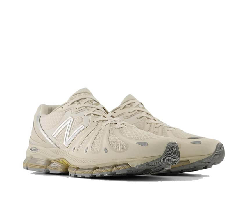 New Balance 1890 Linen vue latérale — tige mesh coloris lin Fresh Foam X