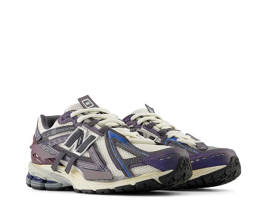 New Balance 1906A Inkwell vista laterale — tomaia mesh metallica sovrapposizioni
