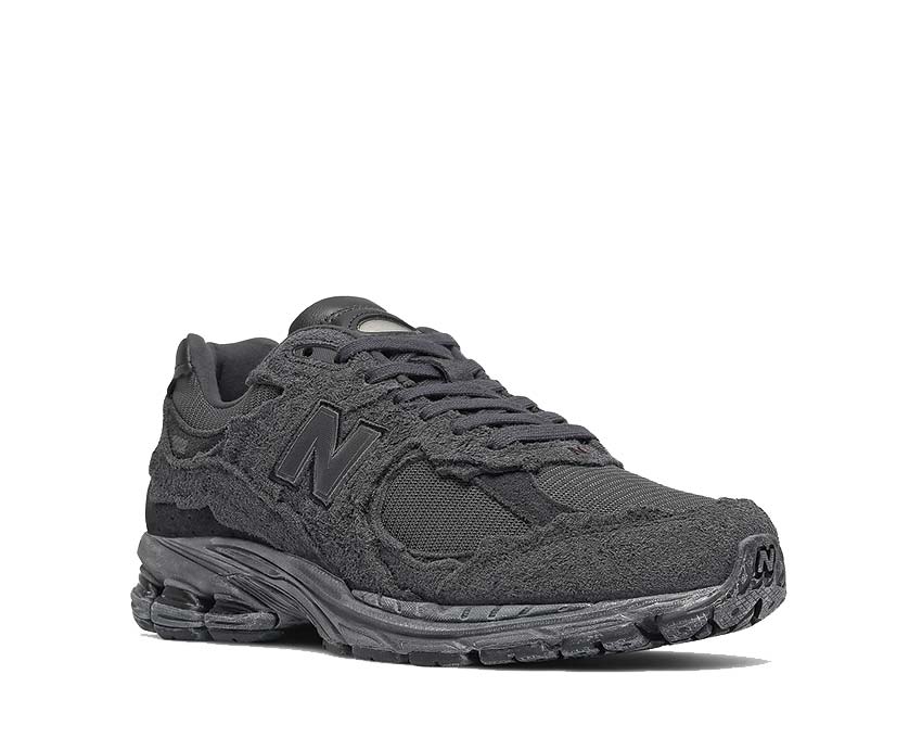 New Balance 2002R Phantom/Magnet vue latérale — tige en mesh et cuir nubuck