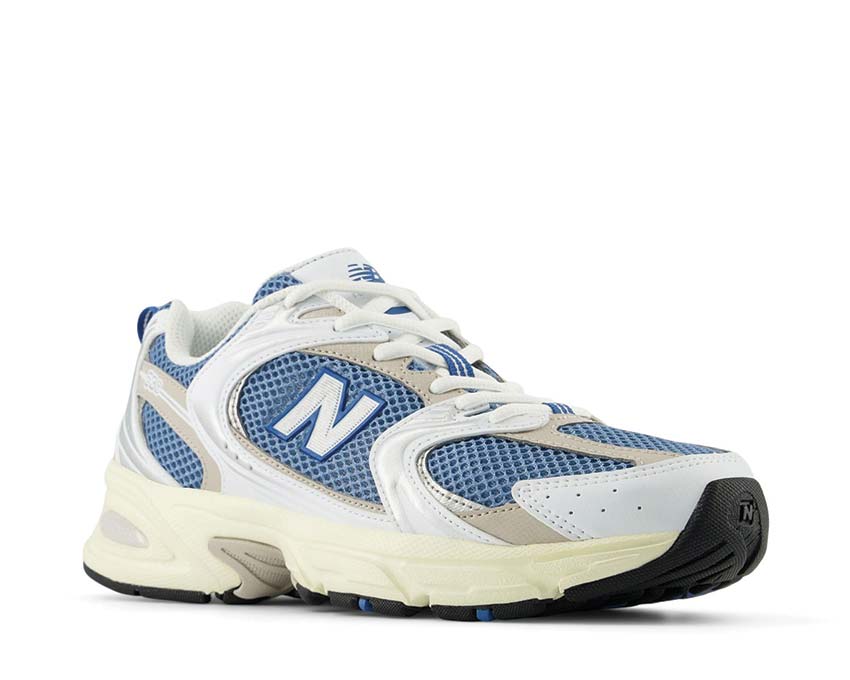 New Balance 530 Heron Blue vista lateral — upper mesh