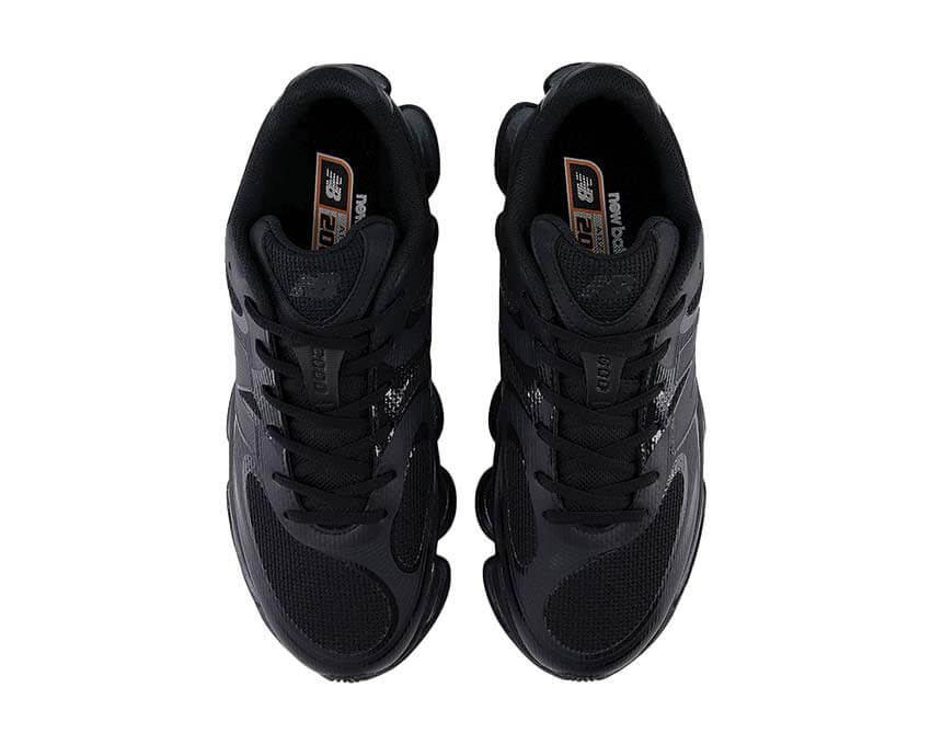 New Balance ABZORB 2000 Black détail — tige mesh minimaliste légère