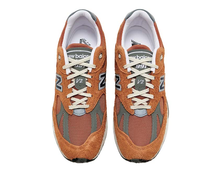 New Balance 991v2 Made in UK Gold Earth suela — amortiguación ENCAP duradera
