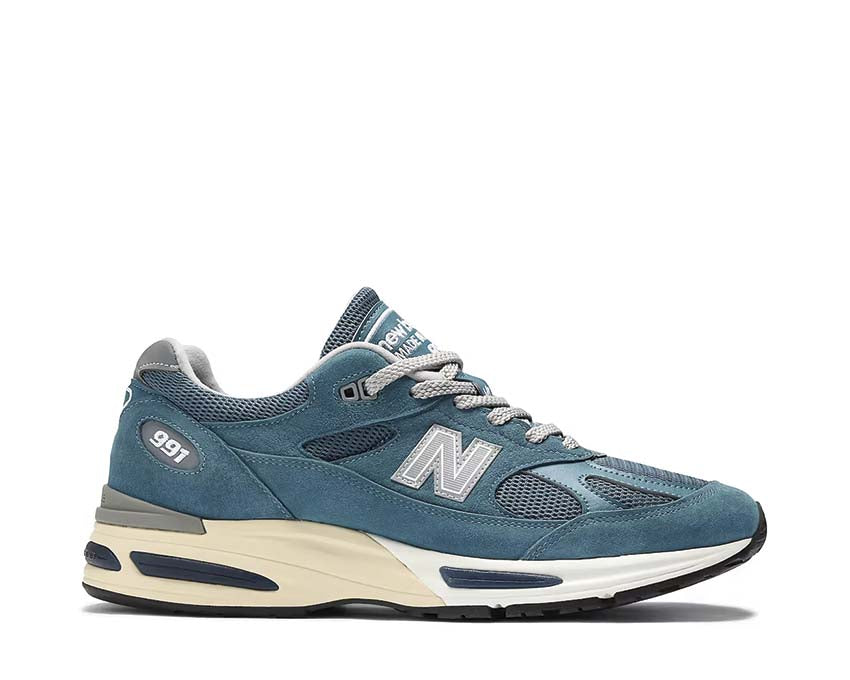 New Balance 991v2 Made in UK Tapestry — sneaker uomo vintage colorazione tabacco tessuta