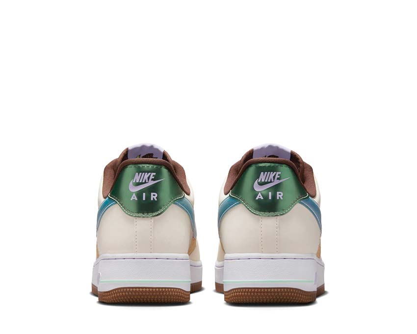 Nike Air Force 1 Retro QS Summit White / Glacier Blue - Mint Foam - Hydrangeas - LT Chocolate White IB5722-100