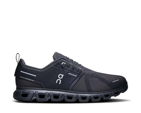 On Cloud 6 Waterproof Black — Herren-Laufschuh CloudTec wasserdicht