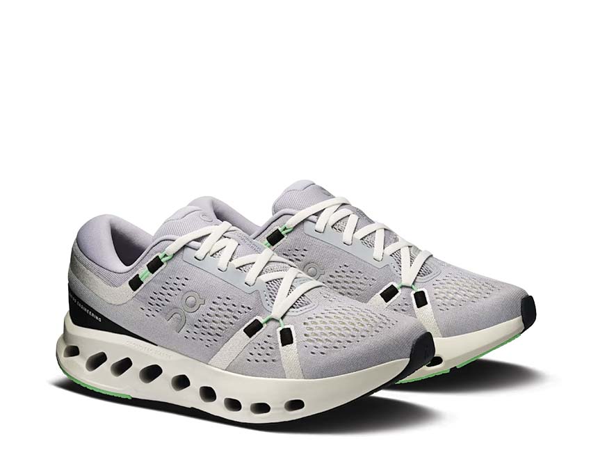 On Cloudsurfer 2 W Lilac vue latérale — profil running femme léger réactif