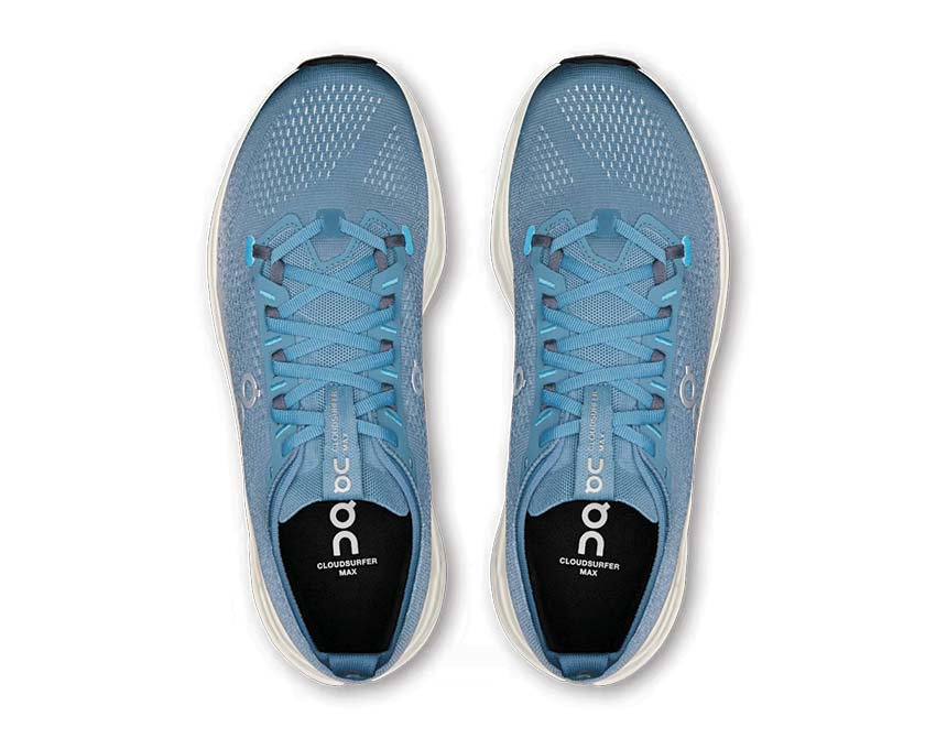 On Cloudsurfer Max Dust détail — tige mesh respirant running homme