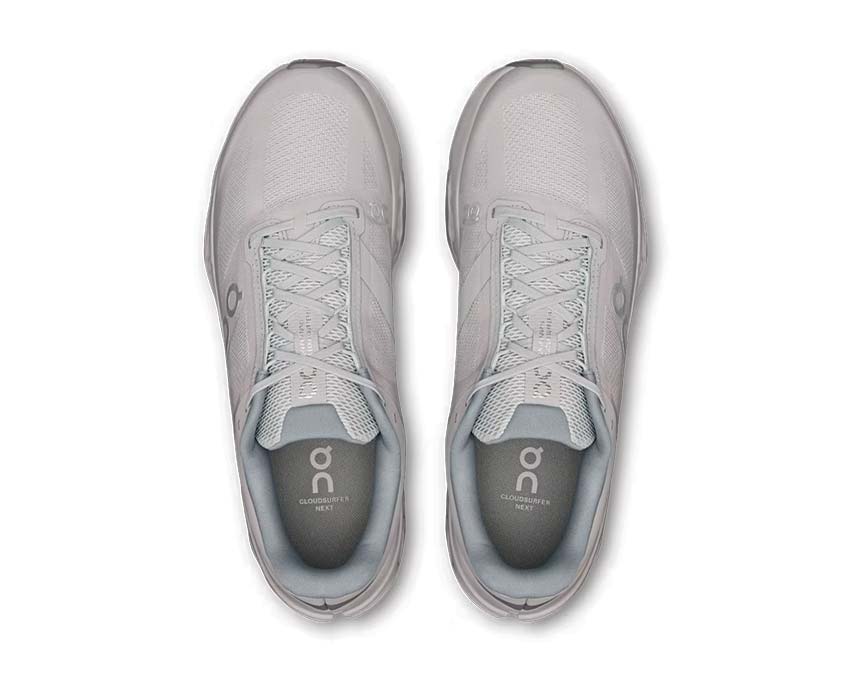 On Cloudsurfer Next Glacier détail — mesh aéré running homme