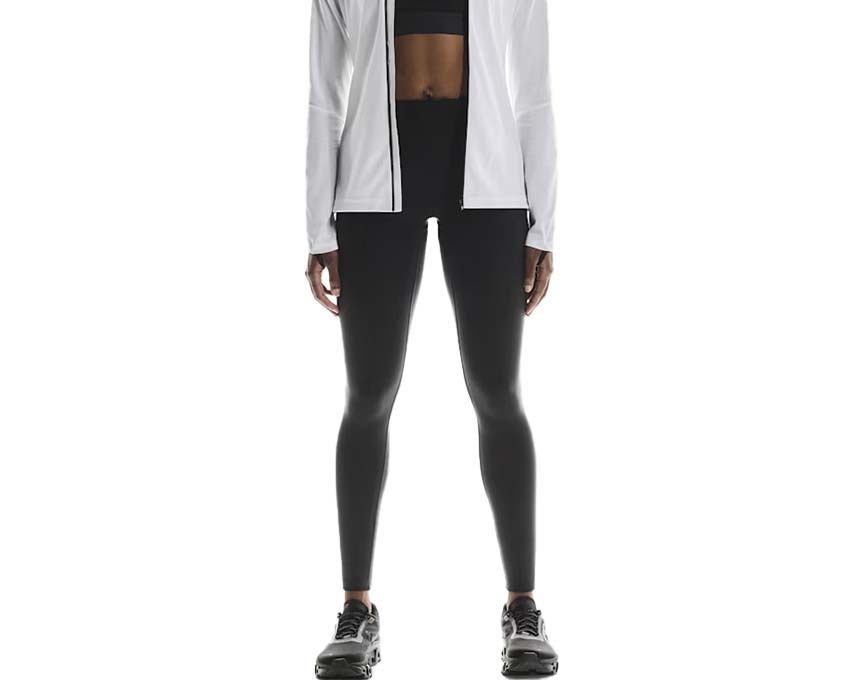 On Performance Tights W Black — collant running femme DryTec poches zippées