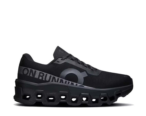 On Cloudmonster 2 Black — men's running shoe CloudTec cushioning long distance