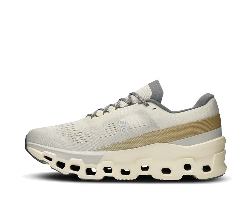 On Cloudmonster 2 W Cream semelle — CloudTec Helion double densité femme