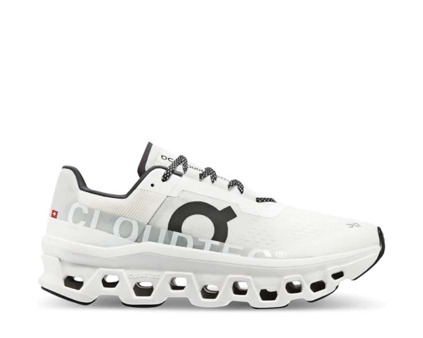 On Cloudmonster All White — Herren-Laufschuh CloudTec Dämpfung Langstrecke