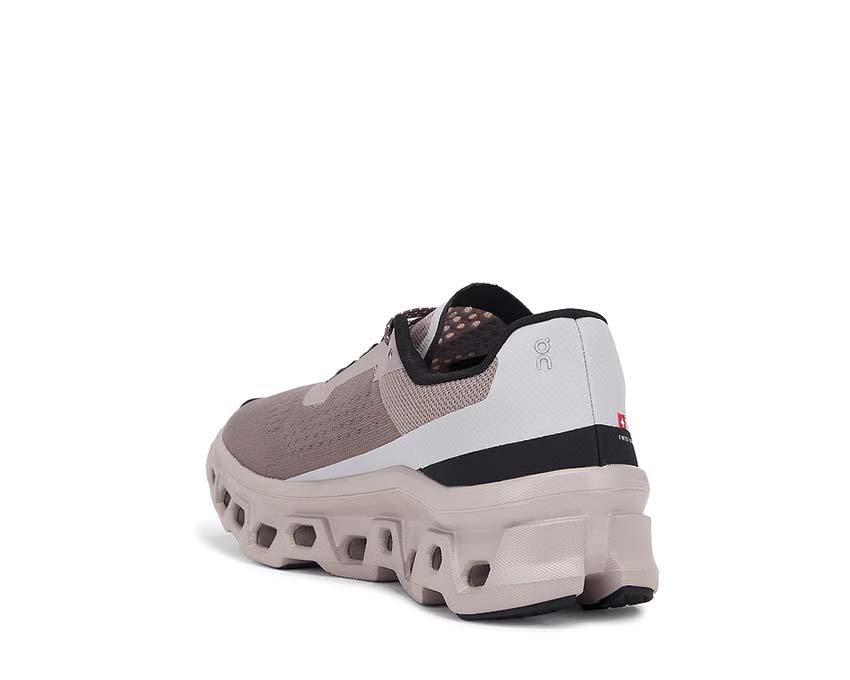 On Cloudmonster Cinder/Fog suela — CloudTec running hombre