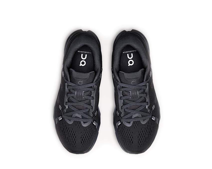 On Cloudsurfer 2 Black detalle — mesh transpirable running hombre