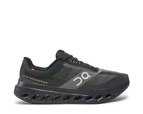 On Cloudsurfer Next Black/Iron — Herren-Laufschuh CloudTec responsiv flexibel