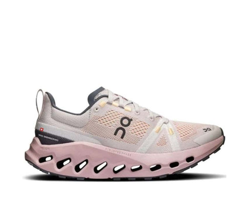 On Cloudsurfer Trail W Silver/Mauve — trail ligera zapatilla running mujer Missiongrip