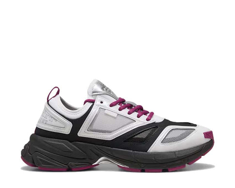 Puma Velophasis NU Feather Gray Black Magenta — sneaker homme running collab Más Tiempo