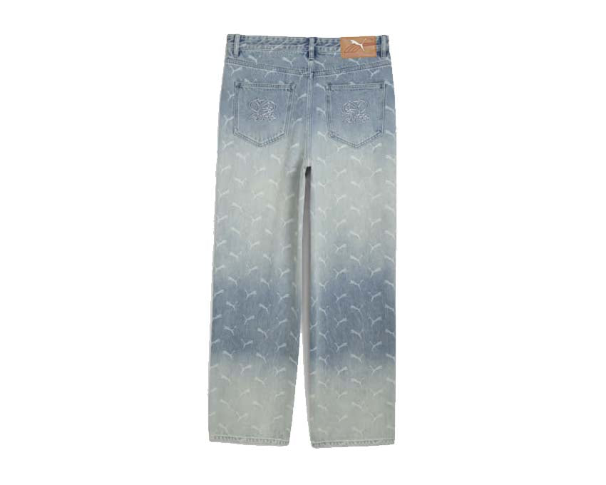 Puma x A$AP Rocky Laser Monogram Denim dos — dos veste denim monogramme